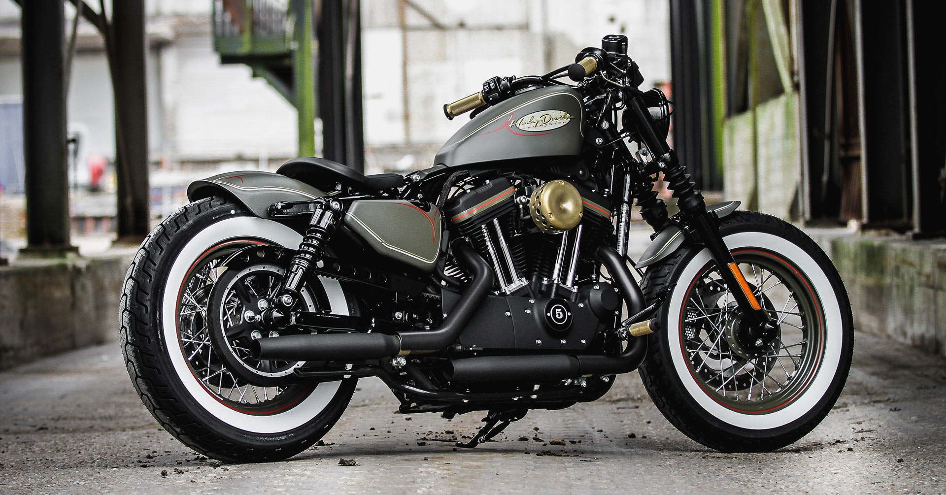 Customized Harley Davidson Sportster Motorcycles By Thunderbike