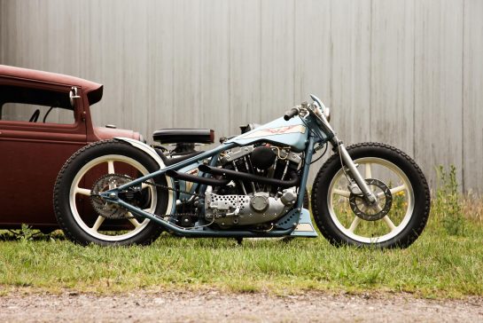 Customized Harley Davidson Motorcycles With Ironhead Engine By Thunderbike