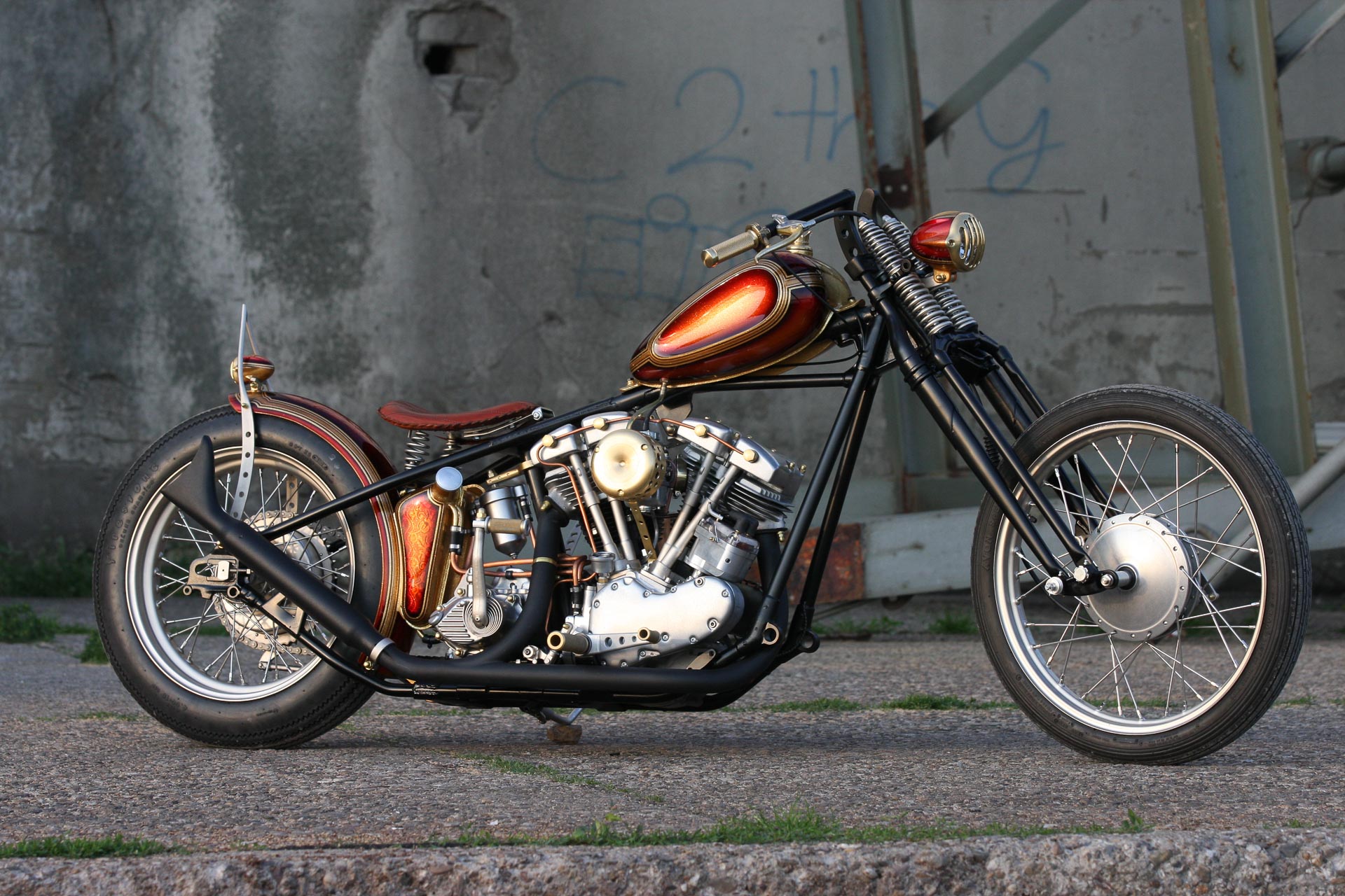 Harley Davidson FLH 1957