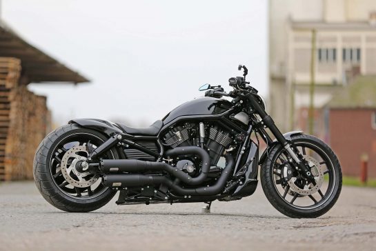 Customized Harley Davidson V Rod Vrsc Motorcycles By Thunderbike