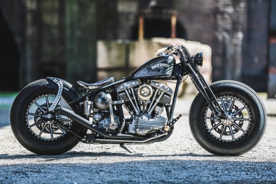 Customized Harley Davidson Motorcycles With Shovelhead Engine By Thunderbike