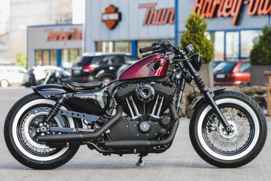Customized Harley Davidson Sportster Motorcycles By Thunderbike