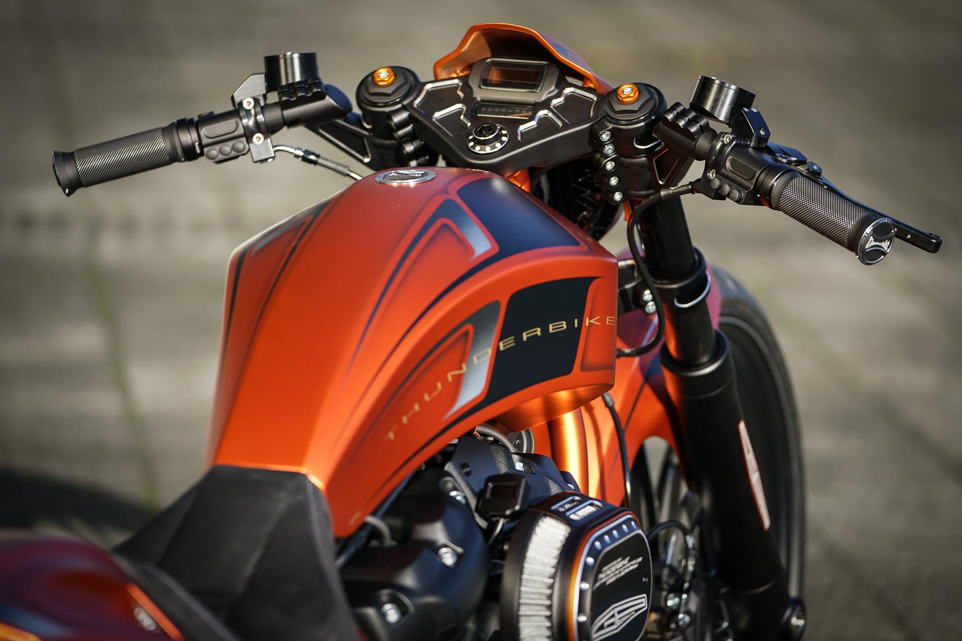 Motorcycle Handlebars for H-D & metric by Thunderbike Customs