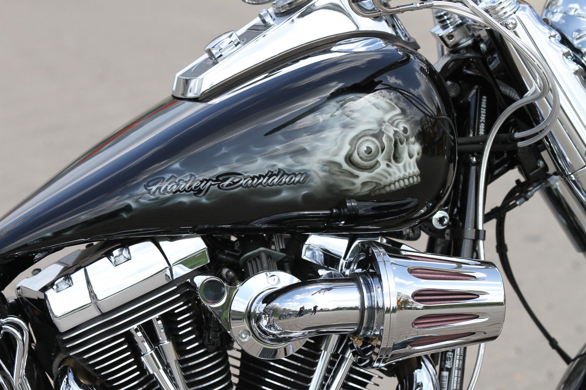 Thunderbike Skull • H-D Fat Boy FLSTF Custom Motorcycle