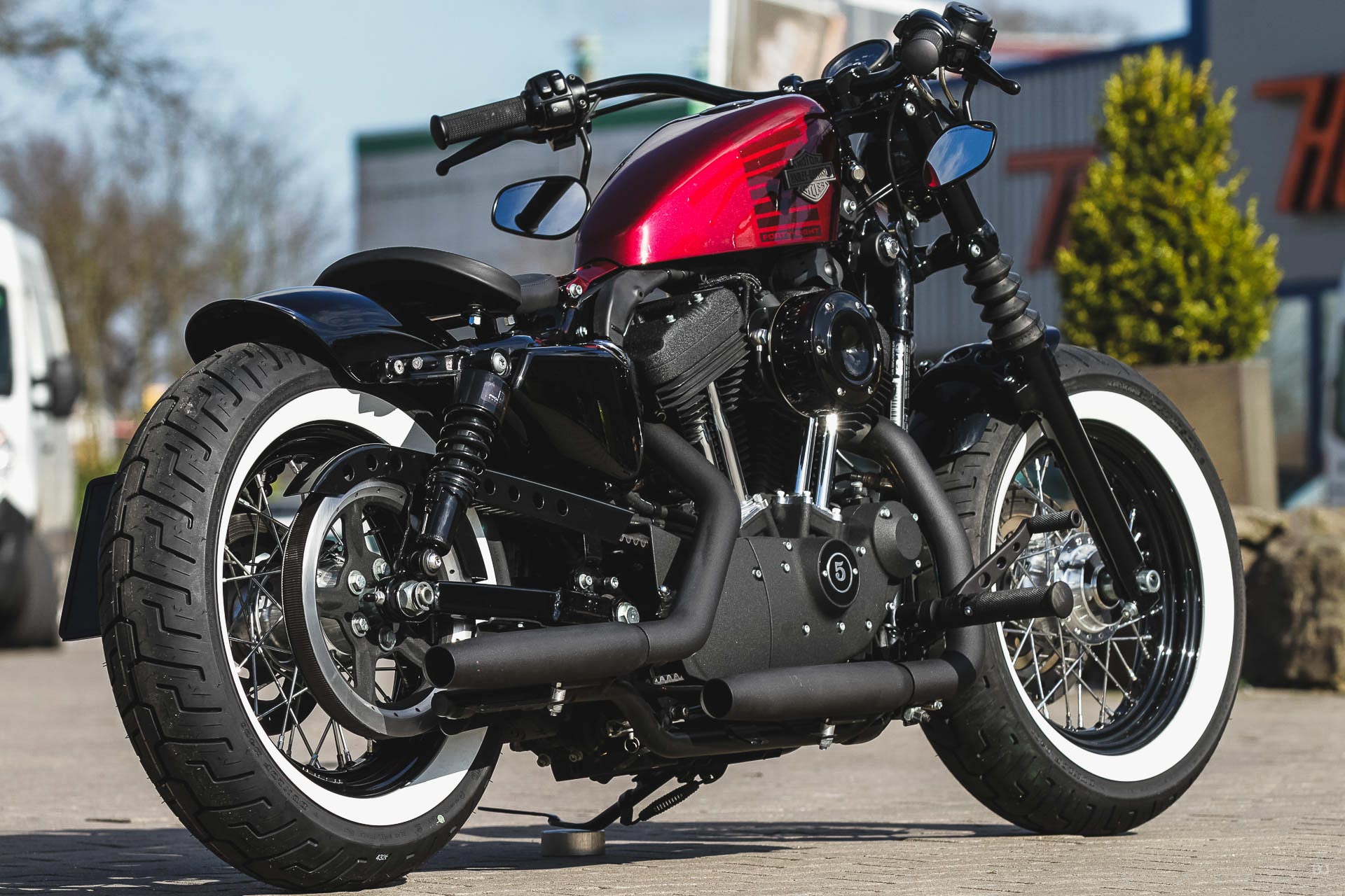 Thunderbike Redhead • H D Forty Eight Sportster Xl1200x Bobber