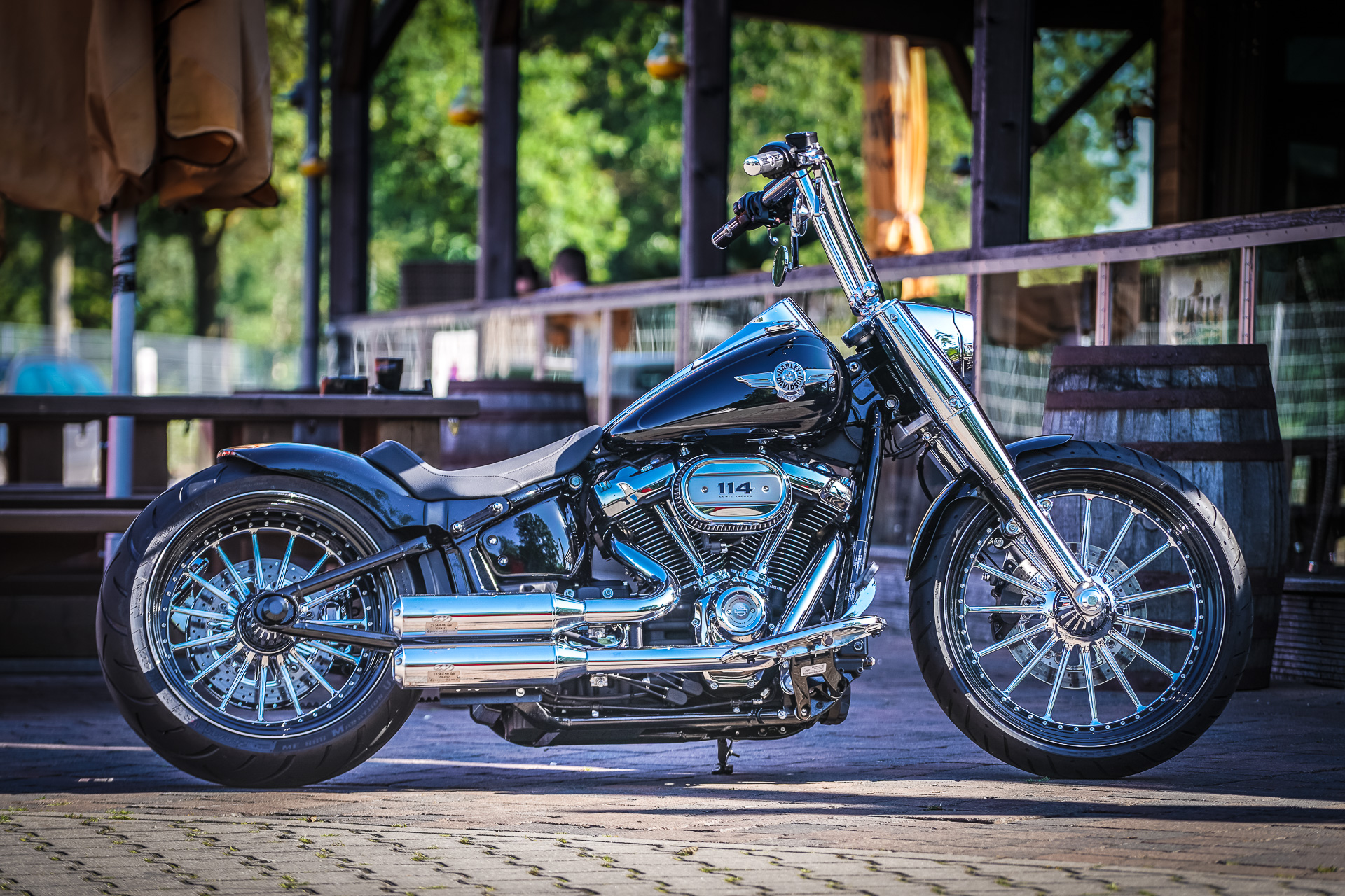 Thunderbike Bright Ride • Harley-Davidson FLFBS Fat Boy Customized