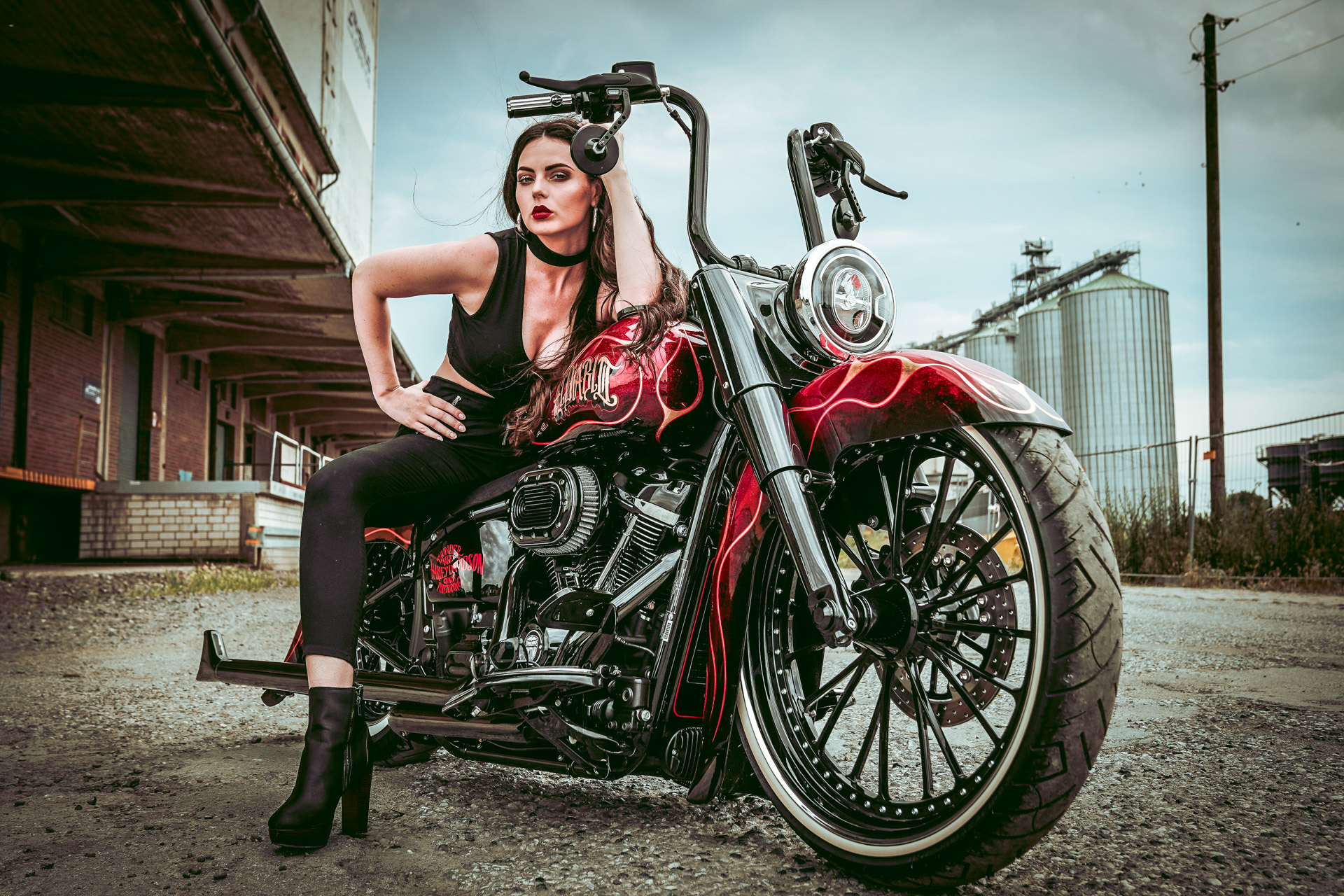 Harley Davidson Heritage Chicano