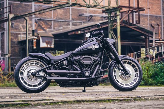 Customized Harley Davidson Fat Boy Motorcycles By Thunderbike
