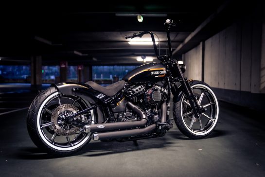 Customized Harley Davidson Street Bob Motorcycles By Thunderbike