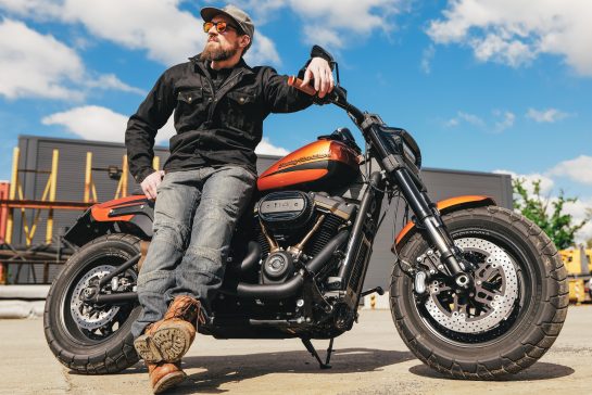 Customized Harley Davidson Fat Bob Motorcycles By Thunderbike