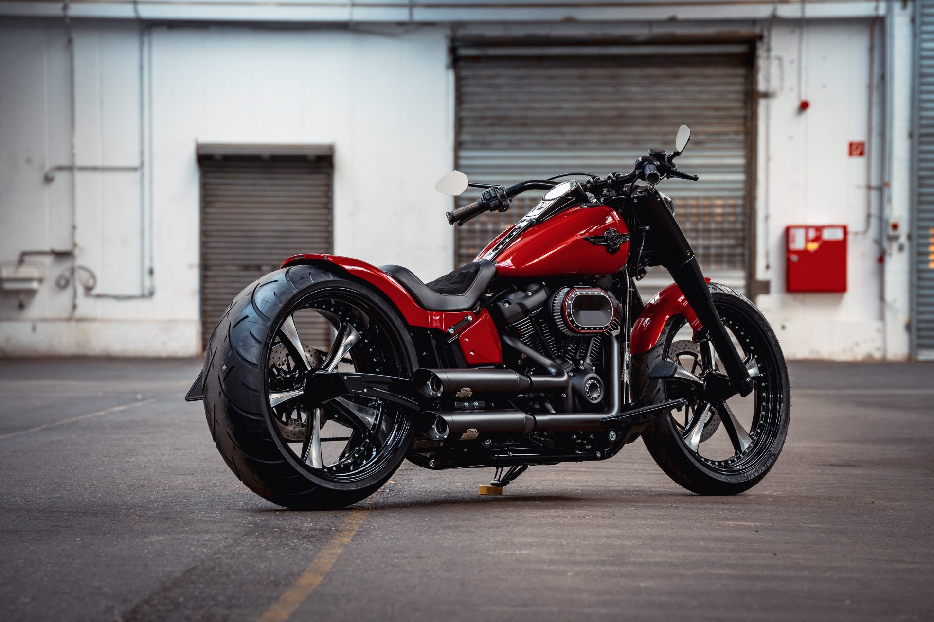 Thunderbike Red Booster • Harley-Davidson Fat Boy FLFBS Custom