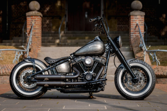 bobber style motorcycle