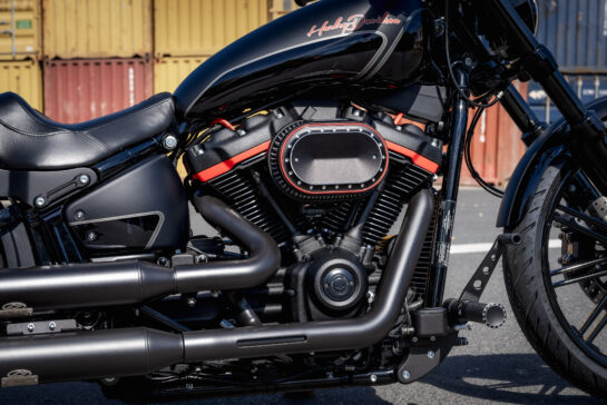 Harley-Davidson Patch Timeline black/red at Thunderbike Shop