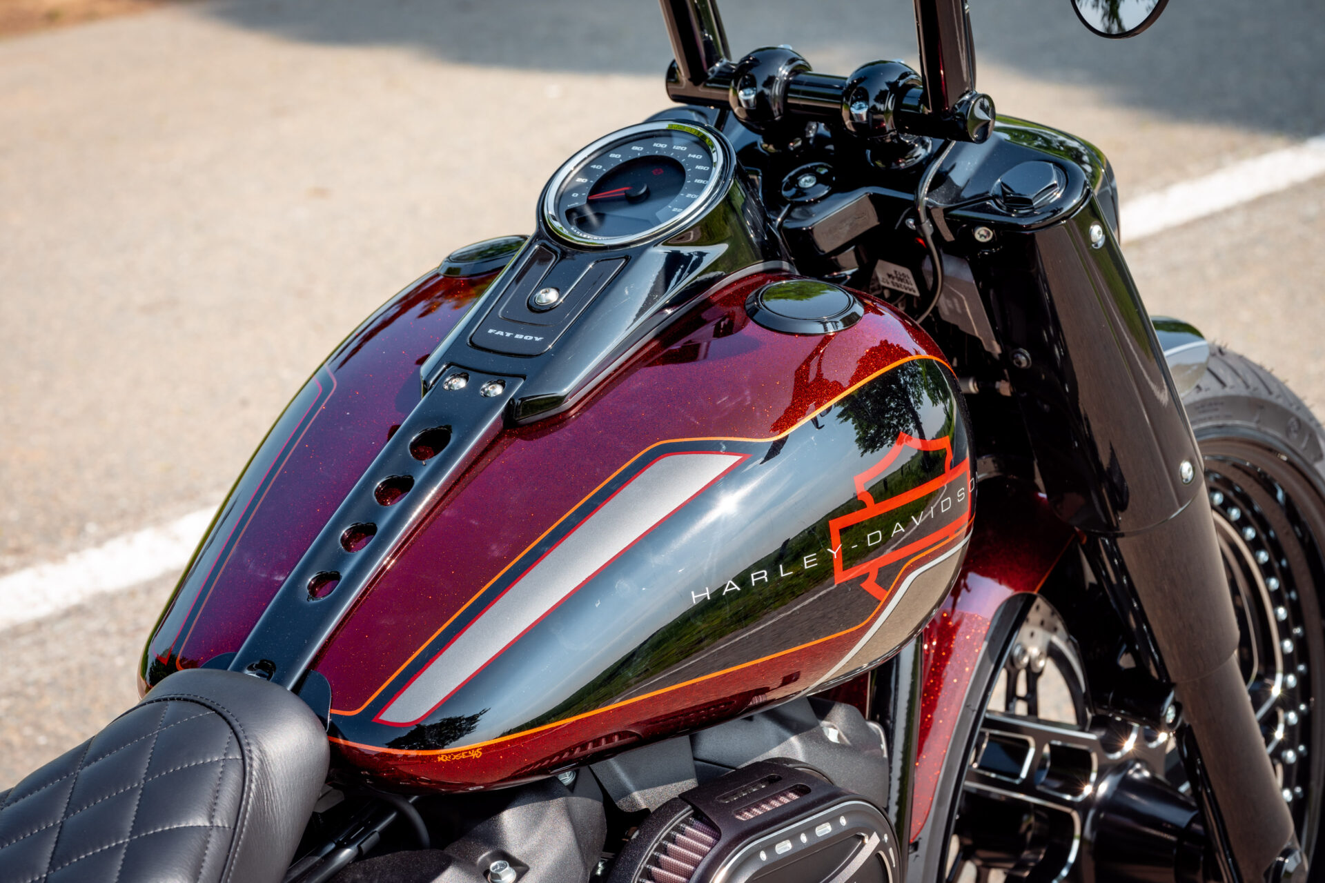 Viking Duo-tone Medium Green/Black Harley Davidson Motorcycle